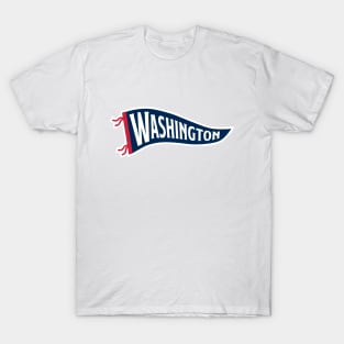 Washington Pennant - White T-Shirt